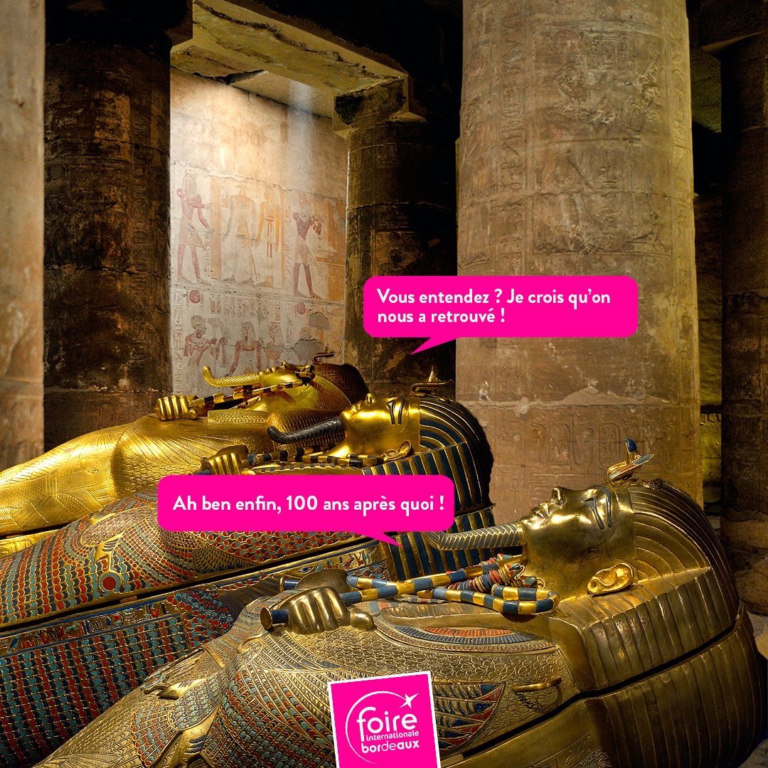 Ce soir c'est la nuit des musées, l'occasion parfaite pour se mettre en jambes pour l'expo Toutankhamon ! 🎉 Suivez le guide 👉 bit.ly/3kuO2yf