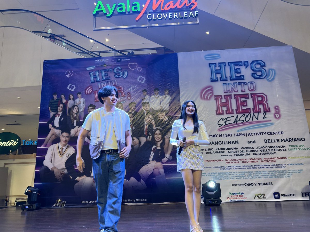 StarCinema's tweet photo. There's no stopping the kilig with #NaihLee 💖

@imjoaoconz and @mscrizataa here at the #HIH2onTheRoad! #HesIntoHerSeason2 https://t.co/2dP2ifKELW