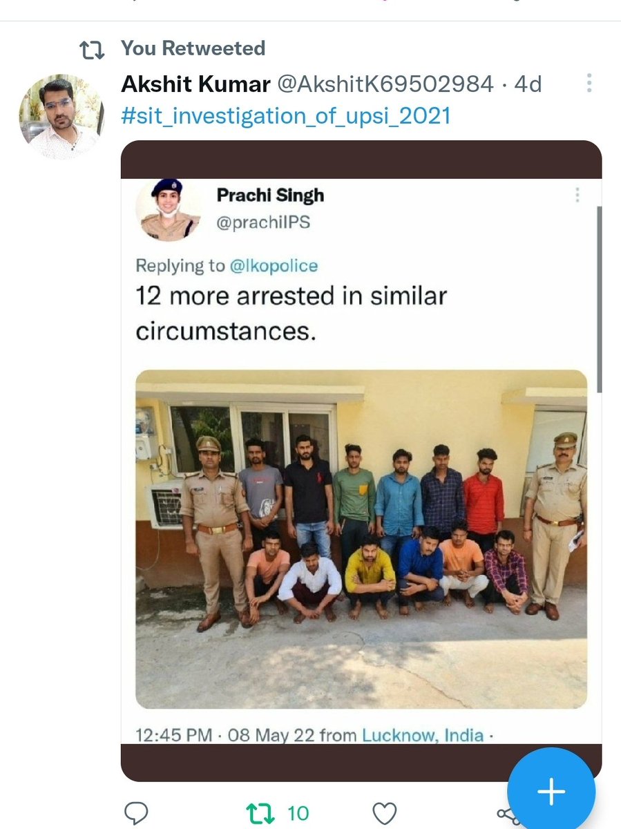 AkshitK69502984's tweet image. #SIT_INVESTIGATION_OF_UPSI__2021 भ्रष्टाचारी भर्ती होगें तो समाज में रक्षक की जगह भक्षक होगें, यदि आपको लगता है कि आपकी आवाज उठाने से कुछ नहीं होगा, तो 15-15 लाख देने वाले सभी भर्ती कर लिए जायेंगे.
#SIT_INVESTGATION_OF_UPSI_2021 
@myogiadityanath @CMOfficeUP @UPGovt @prachiIPS