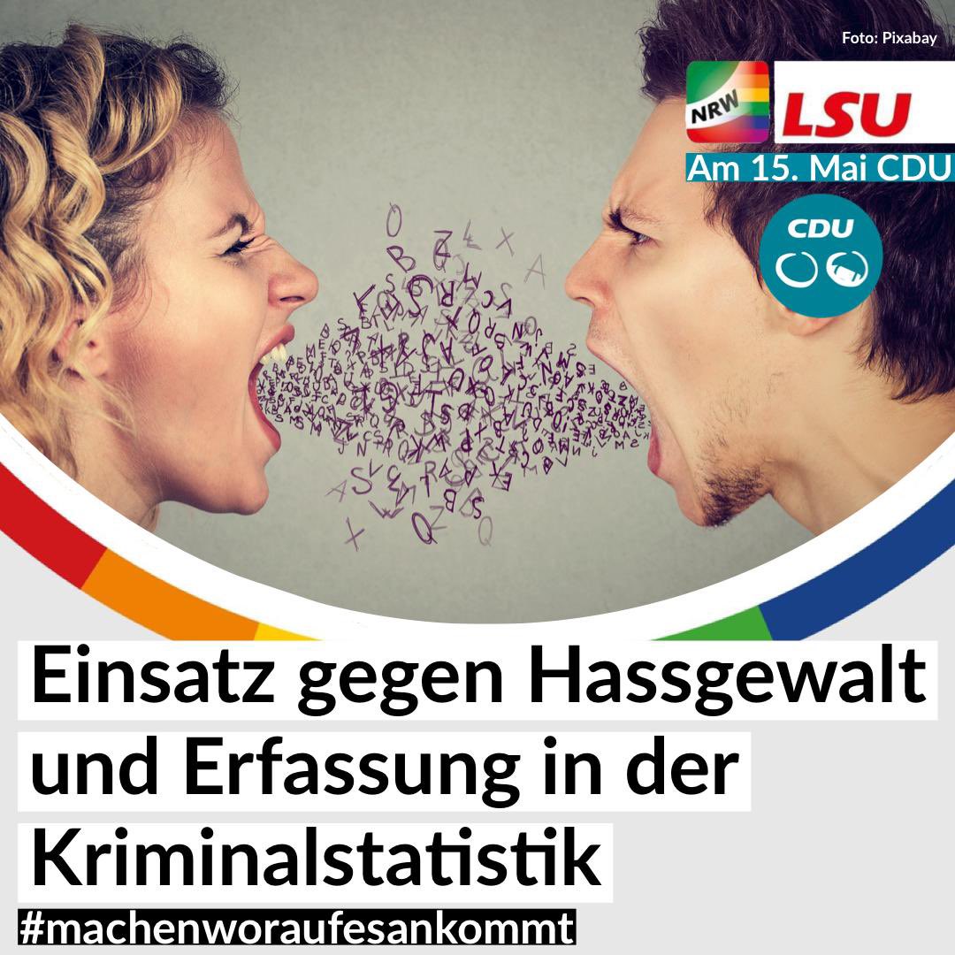 lsu_nrw's tweet photo. 5️⃣ Zentrale Forderungen im Bereich #Queerpolitik und #LSBTIQ* aus dem Wahlprogramm der @CDUNRW_de zur #ltwnrw22 und allein damit 5 gute Gründe, morgen mit beiden Stimmen #CDU zu wählen. 
CDU NRW 🫱🏽‍🫲🏼 Queerpolitik https://t.co/2pwuUsKpYc