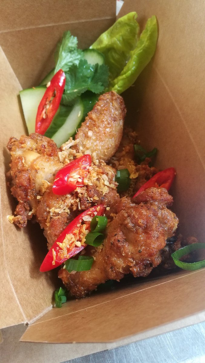Picnic in the park with freshly cooked Vietnam Chicken Wings from Moli in the Market.