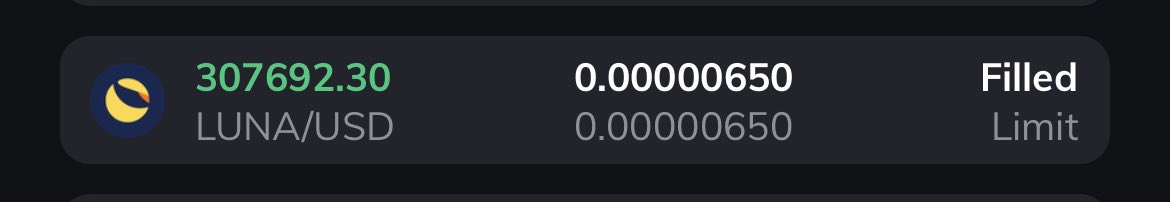 EasonChiang's tweet photo. @chuenyeong Gambled 2 dollar worth of $LUNA ytd 😂 https://t.co/IVKWaslVbO