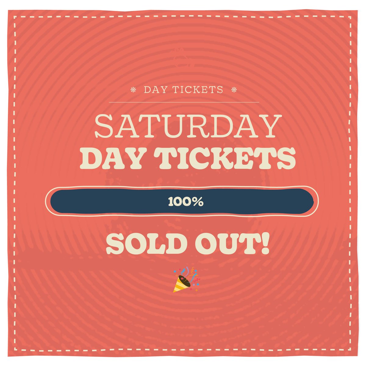 Saturday Day Tickets are now SOLD OUT!! 😲🎫  

There's a handful of Sunday day tickets available but it's looking like they'll be gone by the end of the weekend! 🚨

Get your ticket here:
thelockin.live/coastroads