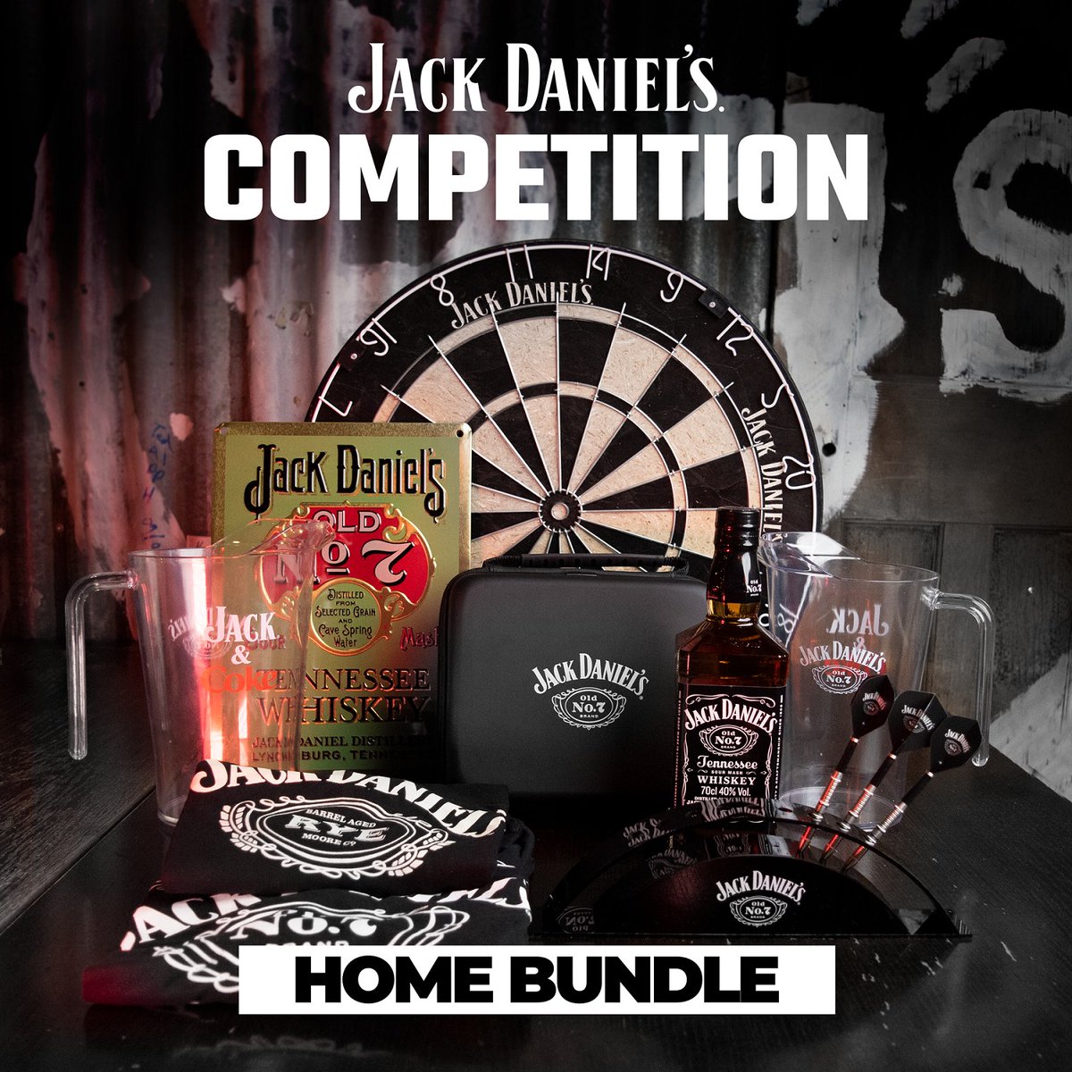 DartsCorner's tweet photo. #WorldWhiskeyDay Comp! WIN @JackDanielsUK Home Bundle: Dartboard, Tungsten Darts, Darts Case, Display Arc, Pitchers, Sign, T-Shirts &amp; Bottle of JD! To enter like, RT &amp; comment! Ends: 21/5/22 @ 12:00 BST. Ts&amp;Cs on Facebook. #WeGetDarts Beware of scammers! https://t.co/8hEqsVX6cC https://t.co/DrtXSlKQ9W