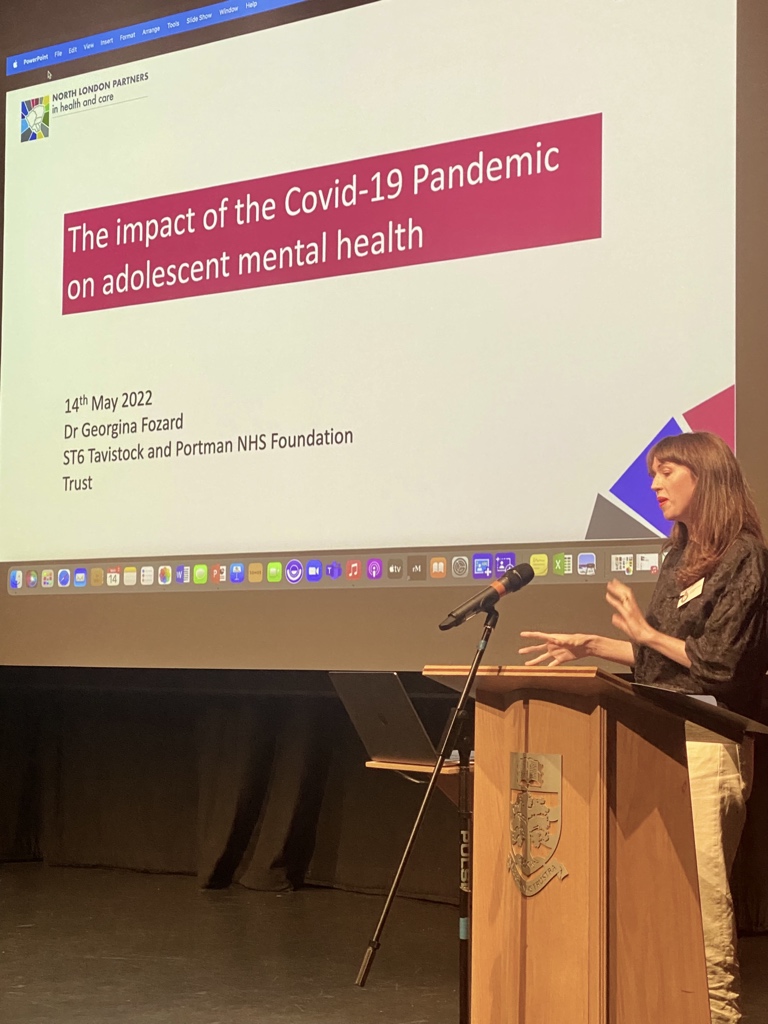 Fascinating morning so far. Next we will hear from Georgie Fozard who will be talking about the impact of the pandemic on adolescent mental health