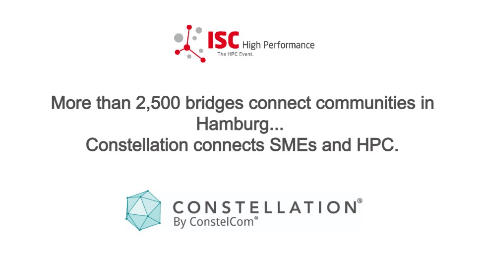 ConstelCom's tweet photo. We’re at @ISChpc on the @Etp4HPC stand, talk to us about connecting to HPC with an uncomplicated, price transparent product. Constellation – HPC for all.
#HPC #MachineLearning #AI #DataAnalytics https://t.co/4HY6QeEmMb