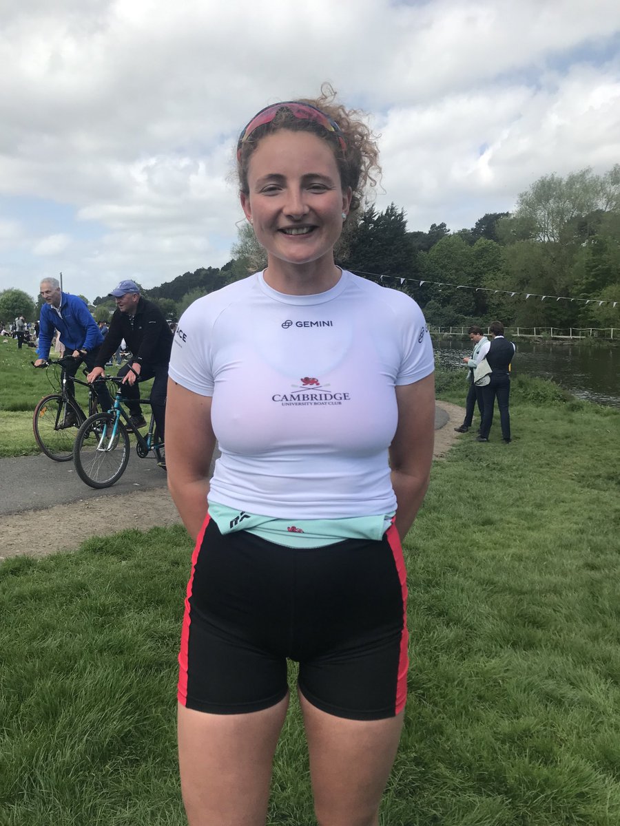lmgorman77's tweet photo. Caoimhe Dempsey, twice winner of the Boat Race with Cambridge, ready to compete at Trinity Regatta today. #TrinityRegatta https://t.co/DM5JVjut5L