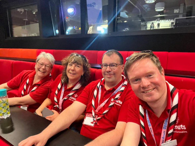 Cath, our District Commissioner and a few other County Team members are  away in Manchester this weekend for The Scouts #basecamp22 where they will be discussing the next stages of tthe associations strategy.