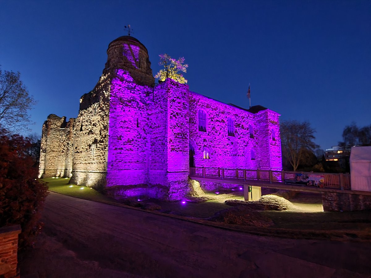 yourcolchester's tweet photo. We're lighting Colchester Castle & the Town Hall tonight to mark International Cornelia de Lang Syndrome (CdLS) Awareness Day 💜
To find out more about this rare, genetic condition, see: @CdLSUKIreland
#CdLSAwareness2022 #CdLS #CdLSAwareness https://t.co/Ld3vudws6R