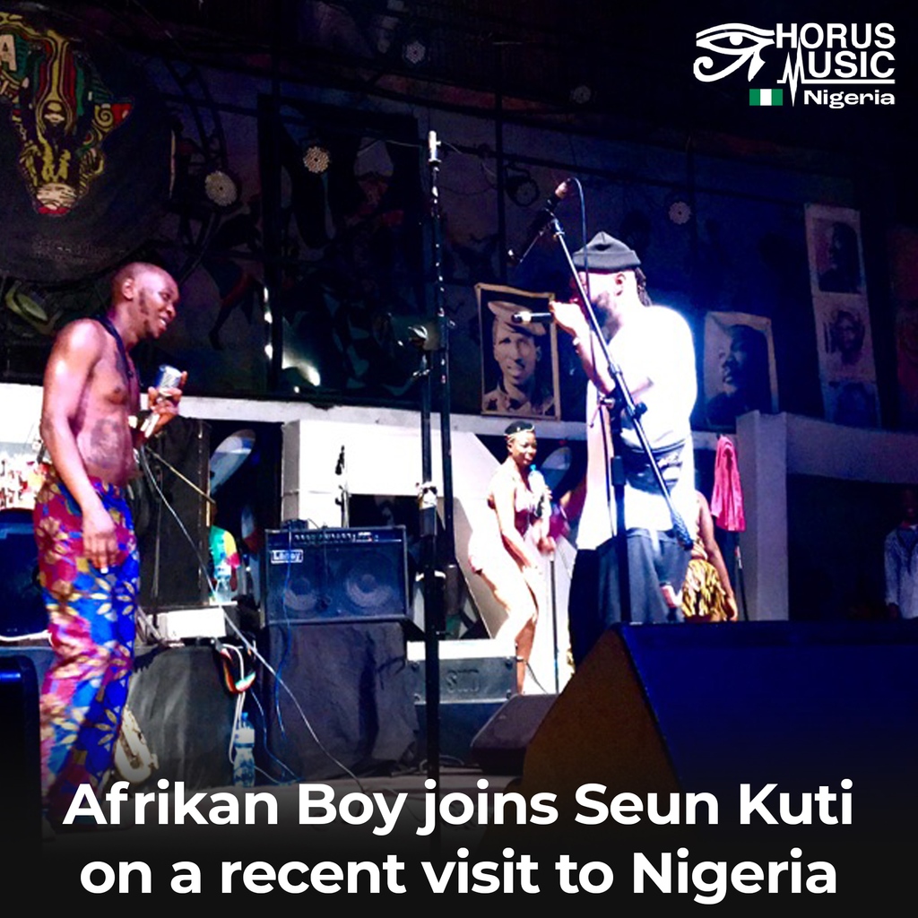 Horus Music Africa (@horusmusicaf) on Twitter photo <a href="/AfrikanBoy/">#PeppehSounds</a> joined <a href="/RealSeunKuti/">Seun Anikulapo Kuti</a> on stage during a recent trip to Nigeria. The pair previously collaborated on the hit single ‘Mi Wan Loud’ By collaborating they intend to connect African music fans in diaspora and the motherland.
horusmusic.global/nigeria/
#musicdistribution <a href="/AfrikanBoy/">#PeppehSounds</a> joined <a href="/RealSeunKuti/">Seun Anikulapo Kuti</a> on stage during a recent trip to Nigeria. The pair previously collaborated on the hit single ‘Mi Wan Loud’ By collaborating they intend to connect African music fans in diaspora and the motherland.
horusmusic.global/nigeria/
#musicdistribution