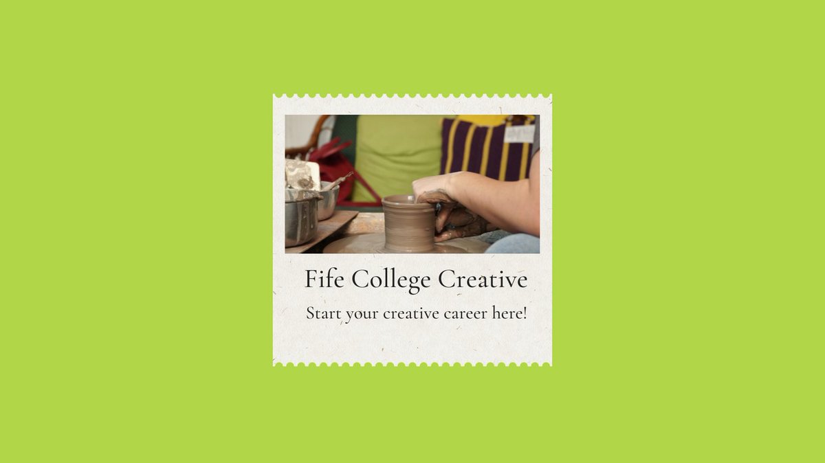 fifecreative1's tweet photo. Applications are now open for all Fife College creative subjects for 2022/23!

https://t.co/FXclAH0ken

#fifecollegecreative #nowrongpath https://t.co/0tMjUQkvEp