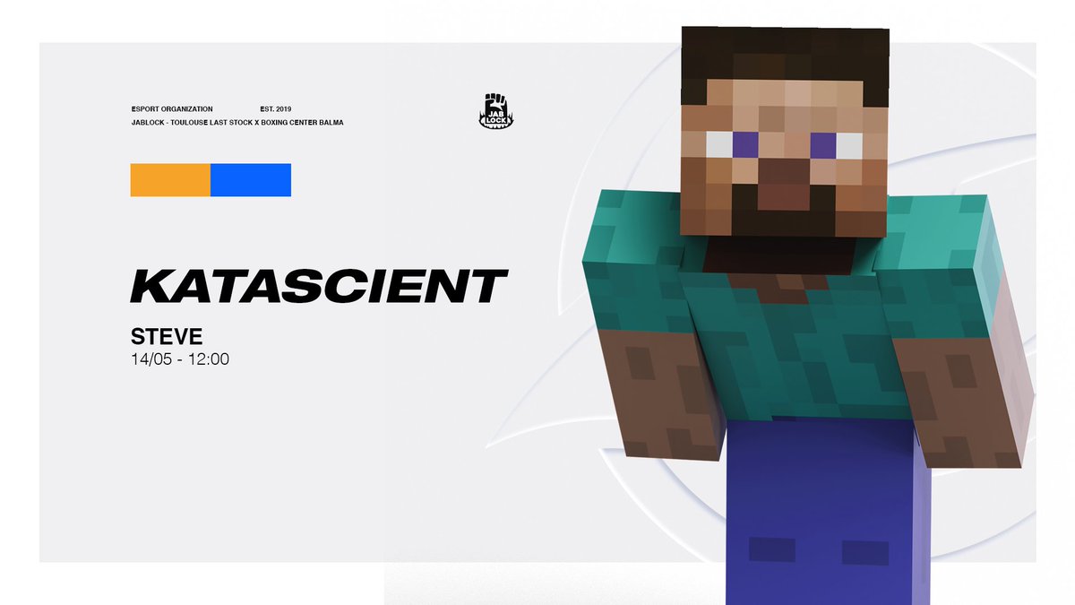 OracleEsport's tweet photo. ⛏️ #SSBU | #Jablock

Notre Steve repart miner pour la LAN Jablock !

🏆 Jablock by Toulouse Last Stock x Boxing Center Balma
👁 @Katascient

Bon courage ! 👁 https://t.co/nAjvUDO2LF