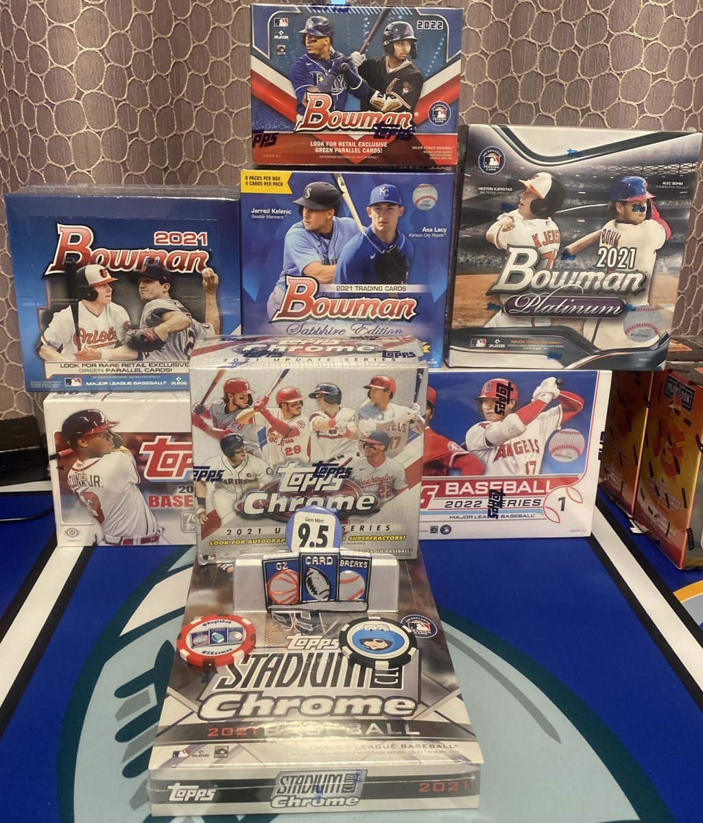 Ruglabok's tweet photo. Topps/Bowman Mixer
1 '21 #Topps SCC Hobby
1 '21 #BowmanSapphire
1 '21 #Bowman Retail
1 '21 #BowmanPlatinum Mega
1 '21 #ToppsUpdate Hobby Jumbo
1 '21 #ToppsUpdateChrome Mega
1 '22 #ToppsSeries1 Mega
1 '22 #BowmanBlaster Box
$45 per random team
16 Spots Remain
@sports_sell https://t.co/GdviHhkXSR