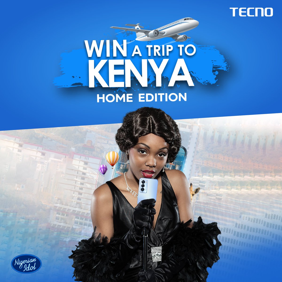 TECNOMobileNG's tweet photo. C’mon let out your captivating voice and you could win an all-expense-paid trip with the Nigerian Idol season 7 winner. 

#TECNOWinATripPromo
#TECNOHomeEdition 
#TECNONigerianIdol7 

... https://t.co/LnheOaUjKS