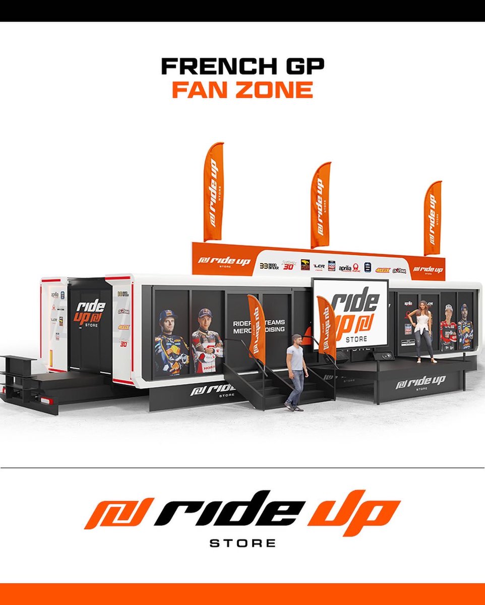 rnfracingteam's tweet photo. Are you at the #FrenchGP? Stand out from the crowd by wearing the official WithU Yamaha RNF MotoGP Team merchandising!
➡️ Where? Go to the fan zone and visit the Ride Up Store to support your favorite team!
#rnfmotogpteam | #MotoGP | #RideUpStore | @IxonCom https://t.co/lsHxO5rJZQ