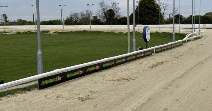 Jigsawsignage's tweet photo. We have also been to @NewcastleDogs @SunderlandDogs @nottingham_dogs @perrybarrdogs installing all the branding for @jenningsbetinfo #megabusy https://t.co/uagBuYBjJt