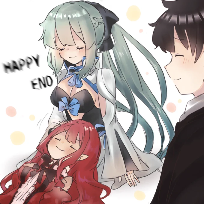 モルガンの膝枕争奪戦 #FGO 