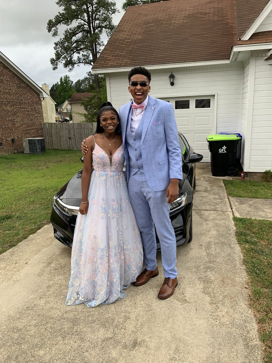 My sons first prom😁 Such a proud mama moment! #NTA #highschoolprom #BabyBlue #philipmichaelfashion #Beautifulcouple #jrsrprom #viral2022 #loveandbasketball