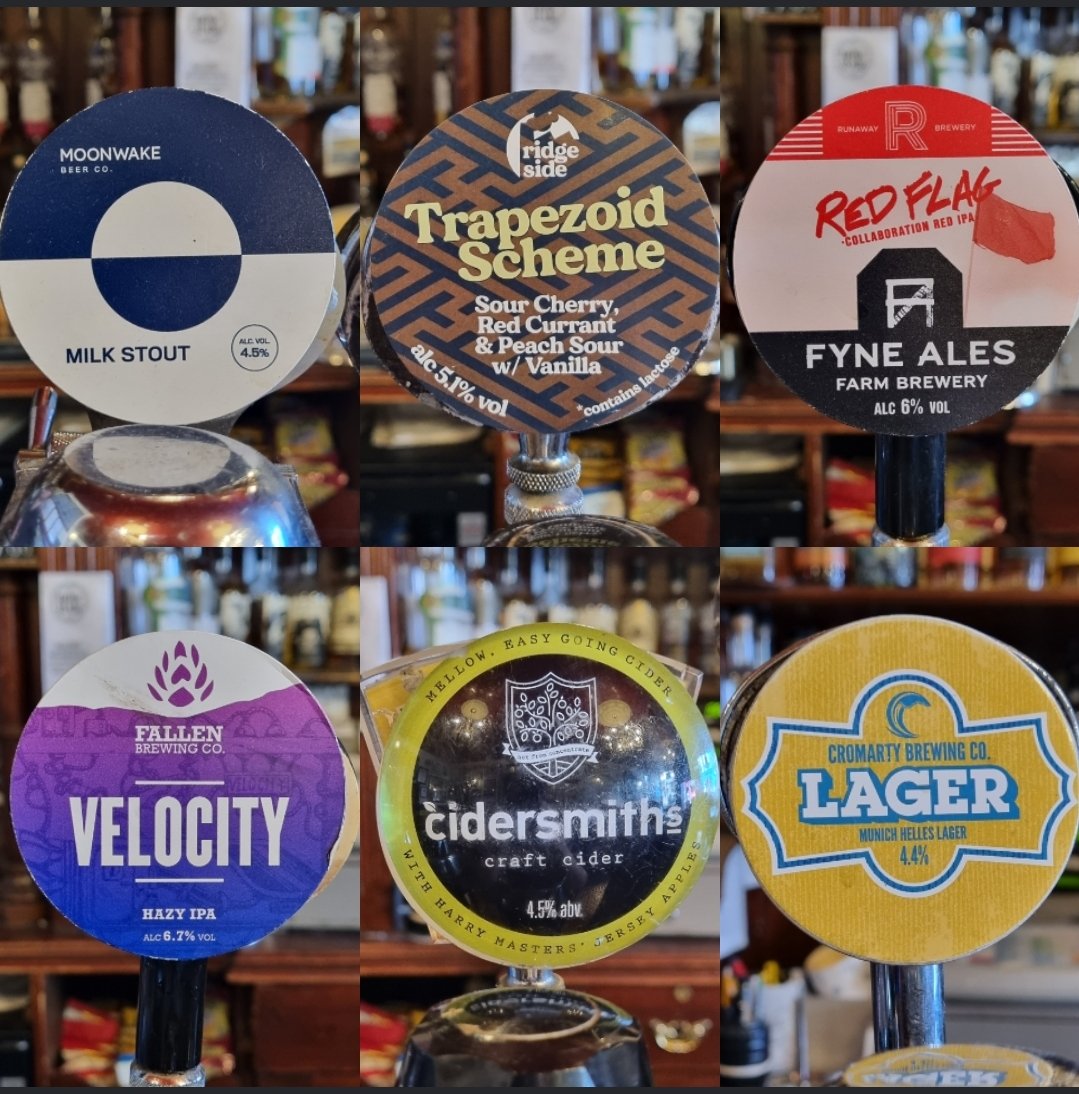 bow_bar's tweet photo. Today's keg beers on the bar from @moonwakebeer @RidgesideBrewer @FyneAles #fallenbrewingco @Cidersmiths @CromartyBrewing https://t.co/HUsNR11r73