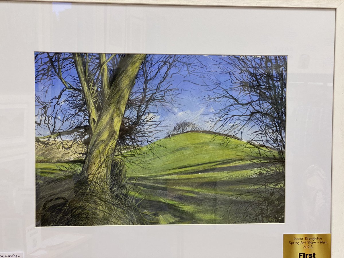 DavyGoldenRatio's tweet photo. Art is alive and well and living in rural England! #upperbroughtonartshow So much better than a typical village event. Lots of really excellent works to enjoy. As the invited judge to award show winners it was a joy but 4 hours of hard graft. https://t.co/tB24wDevbH
