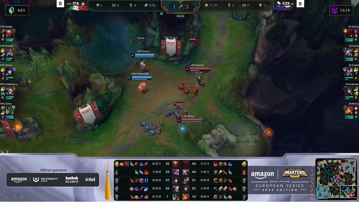 hitpointcz's tweet photo. Kromě spanilé jízdy G2 na #MSI2022 na https://t.co/h8HUsqe8o2 můžete sledovat také univerzitní tým Mendelova univerzita v Brně 02 s Gornym, Toyubu a spol v poslední šanci na kvalifikaci na evropský pohár @uemasters 2022.
Dojděte podpořit na https://t.co/IOBnlo1ics #02WIN 🇨🇿 https://t.co/ATXO4qOo2e