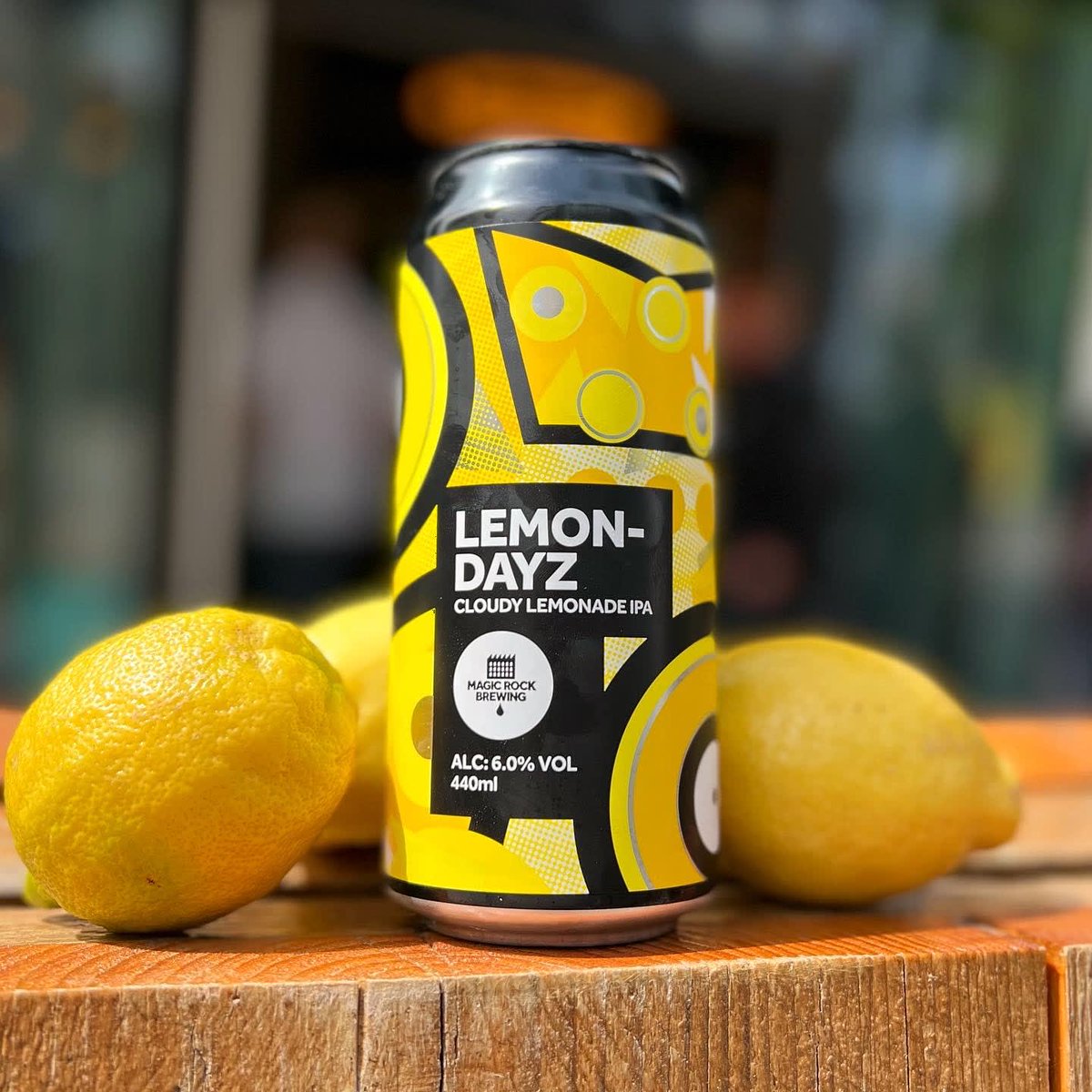 HOS_LeedsPR's tweet photo. The lovely Lemon Dayz from our friends at @magicrockbrewing 🍋 We’re spotlighting Magic Rock this month so stay tuned for loads of exciting news including a takeover this coming Thursday! 🍋 
•
#leeds #leedsstyle #leedsbars #barsofleeds #yorkshire #yorkshirebars #headofsteam https://t.co/vrBBYzU460