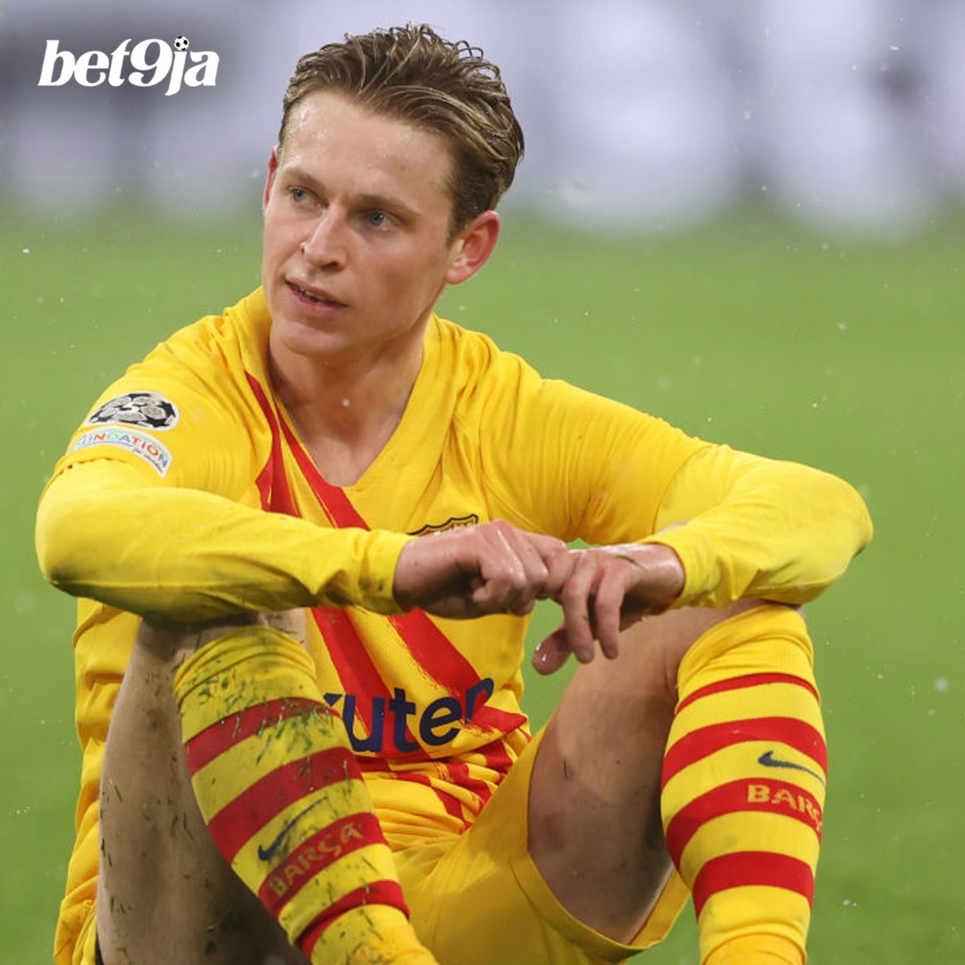 Bet9jaOfficial's tweet photo. Xavi has agreed to sell Frenkie De Jong and would like to mould his midfield with players in the same style as Pedri. 

Via: (DeportesCuatro) https://t.co/msF4DUGicu