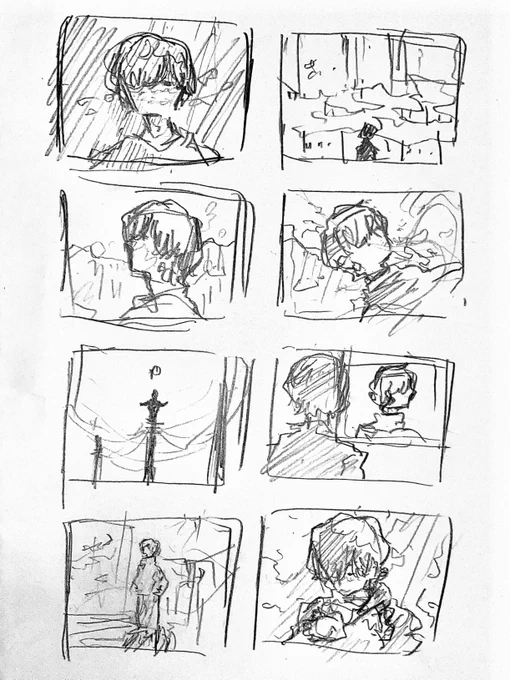 米津さんの「M八七」を聴いて描いた 