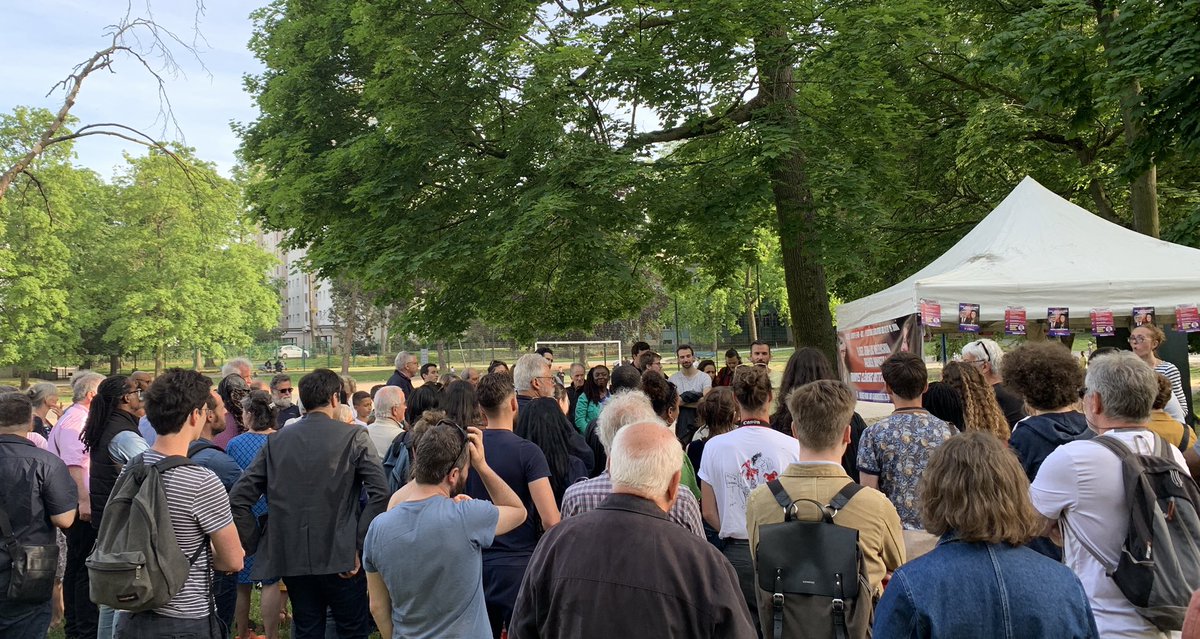 L_insoumission's tweet image. 🔴 Du monde au lancement de campagne de @Clemence_Guette à Choisy-le-Roi !