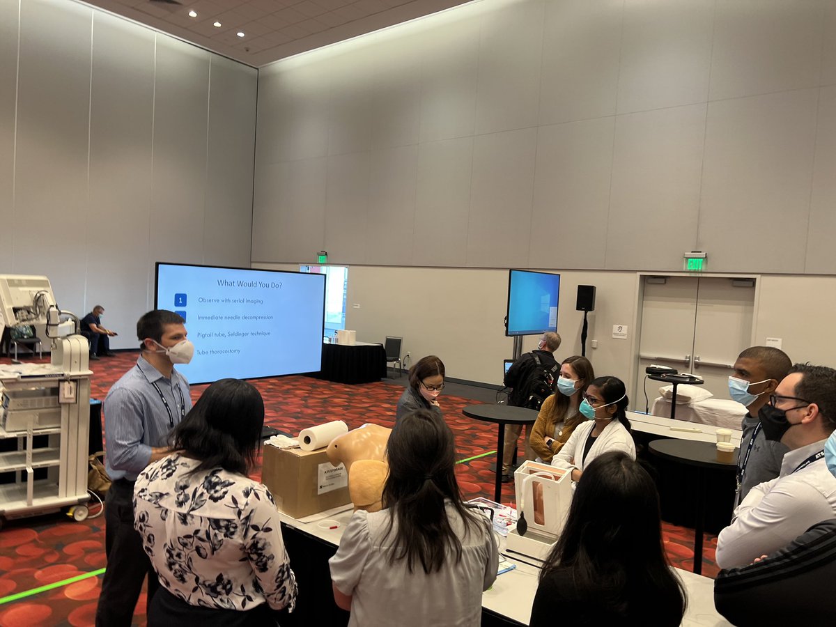PACCSM_fellows's tweet photo. Second day of #ATS2022 #ATSBootcamp is underway! More action shots from our @PACCM faculty & fellow teachers, and @PittIMChiefs soon-to-be P/CCM fellows #ThisIsPACCM https://t.co/thzwnA97mo
