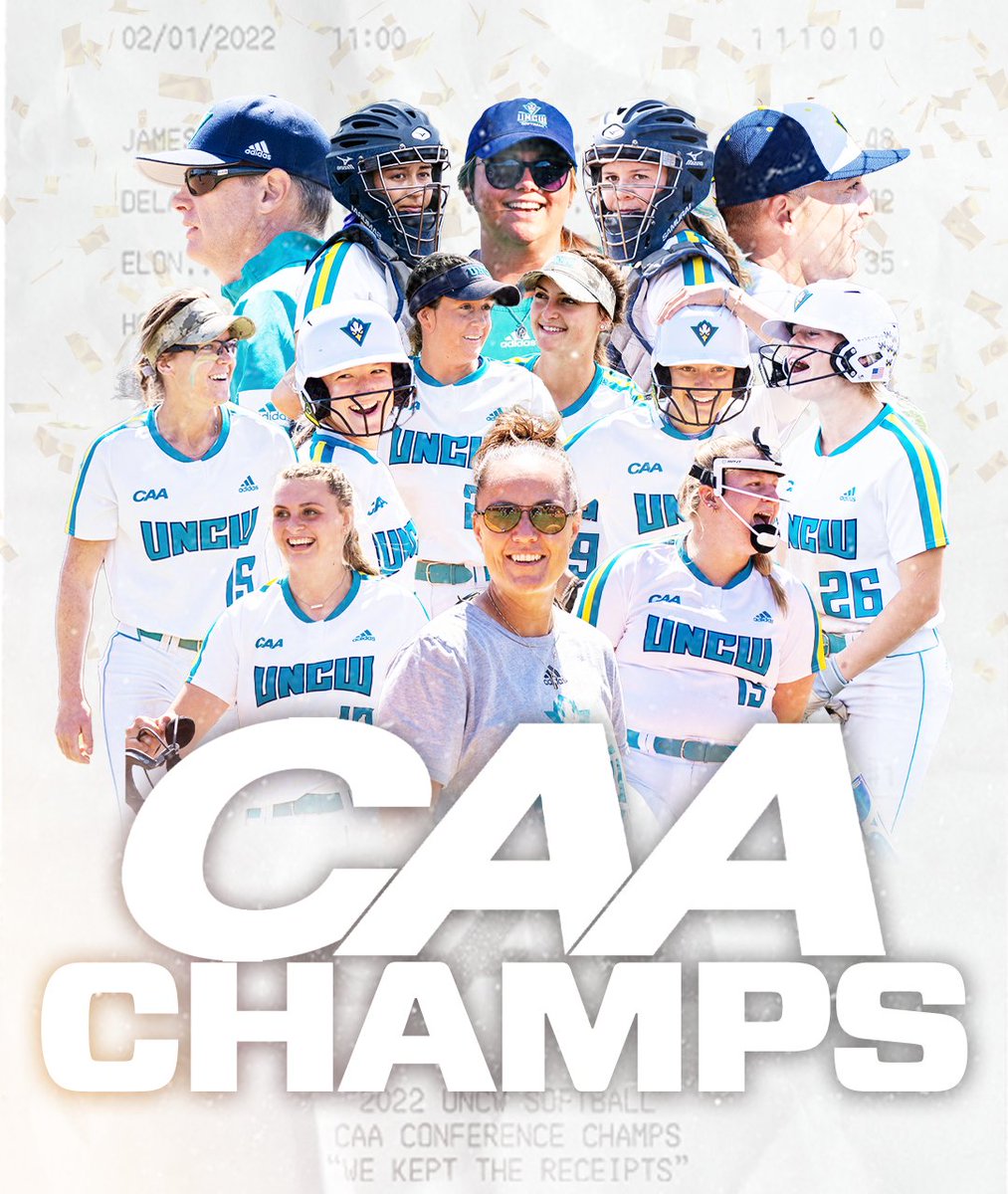 FOR EACH OTHER.

THE SEAHAWKS ARE 2022 CAA CHAMPIONS!!!!!!!!

#CAAChamps #Drip