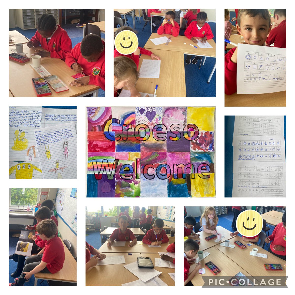 Llan_Prim_Sch's tweet photo. Year 3 read #beegu for #NoOutsiders day. Focussing on how difficult it must be to come to a new place, whether that’s a new planet, country or school, 3M explored how we can make everyone feel welcome, wherever they’re from. @SchsofSanctuary @CSCJES #MentalHealthAwarenessWeek https://t.co/Wx2TVobnmd
