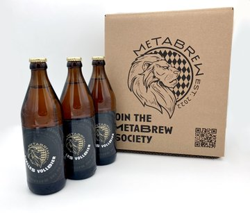 I'm giving away 12 beer boxes each with 3 bottles of German craft beer type Munich Blonde &amp; 5 WL Spots

To Enter:  (MUST BE OF LEGAL DRINKING AGE)
1⃣ Like &amp; RT this post
2⃣ Follow 
<a href="/metabrewsociety/">MetaBrewSociety</a>
 &amp;  ( @stixznft) 
3⃣ Tag 2 friends
4⃣ Join discord
discord.com/invite/pV8s66u…

#Ad