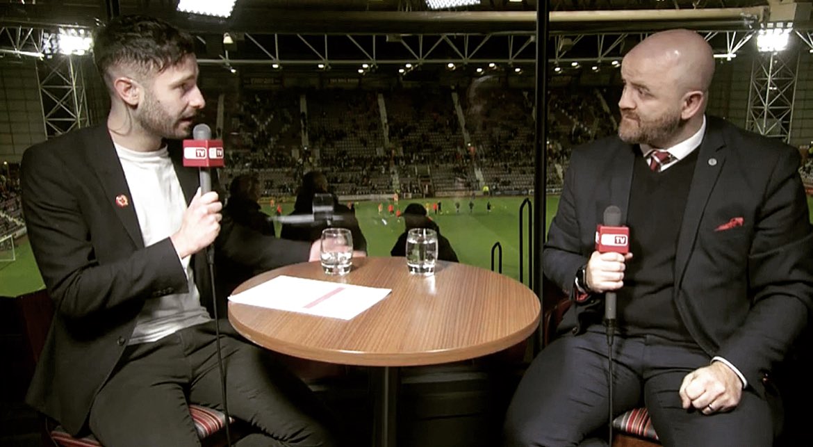 Been an absolute dream presenting for Hearts TV this season, enjoyed every second of it. Loads of great guests and a brilliant team bringing it all together every week. 

Special shout to <a href="/lauriedunsire/">lauriedunsire</a> for the away trips and just doing what he does every week. A legend.