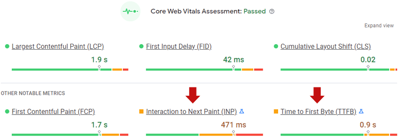 Microwork_dev's tweet photo. 🚨 PageSpeed Insights adds new Lighthouse speed metrics.

The new Lighthouse metrics are:

1/ Interaction to Next Paint (INP)
2/ Time to First Byte (TTFB)

Many people will already know of Time to First Byte, but what is INP?: 🧵👇 https://t.co/nE6GNbiVoL