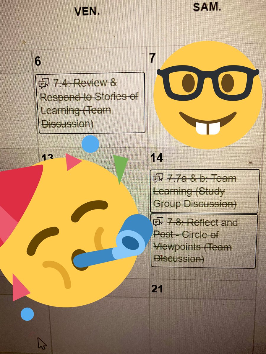 Cours terminé!!! Merci @Daph_Wallbridge d’avoir proposé cette idée! <a href="/dianeetmarc/">Diane L.Raymond</a> <a href="/JanieBn/">Janie B. Neron</a> er Chantal 🎉 🤓