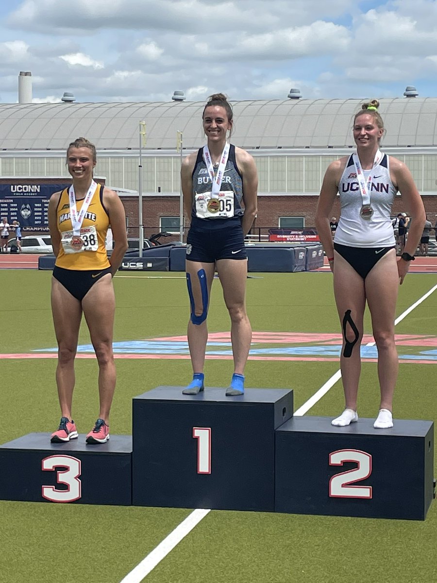 butlerXCTF's tweet photo. #Dawgs on top! Becca Coan wins the Heptathlon with a lifetime best of 5,445 #Butler https://t.co/ojfa2SOvmc