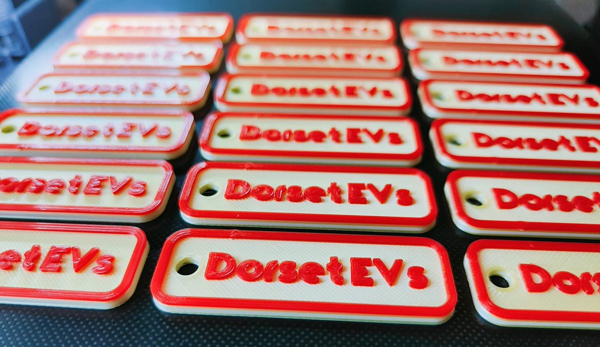 A quick sanding and a light coat of clear lacquer and the "New for '22" Dorset EV keyfobs are ready.