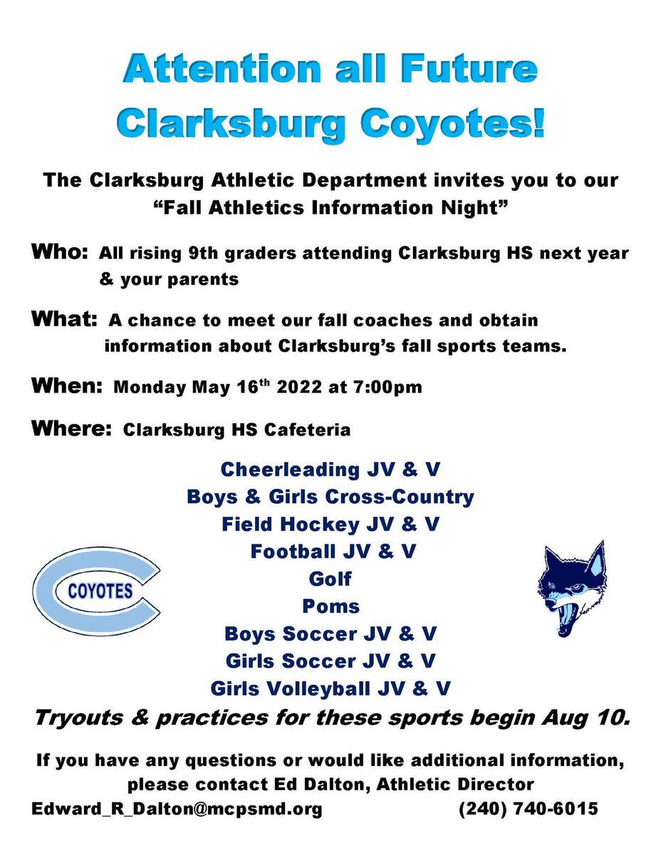 Clarksburg HS 🐺 tweet media