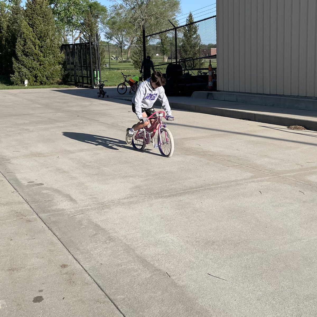 LNWFBall's tweet photo. Thanks to Patrick and Maddox for helping at the community clean up in Air Park this morning! Shout out to Coach Evans getting it done as well! #FalconCommunity https://t.co/jwokChnw8T