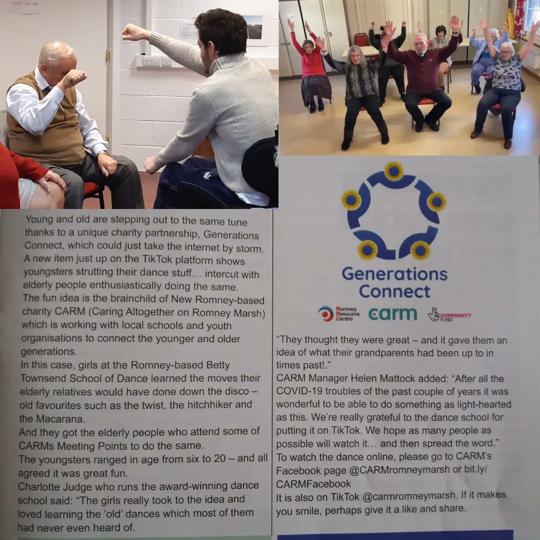 Did you see the article in The Looker about our TikTok dance project? If you haven't seen the video check it out on our page. #tiktok #dance #generationsconnectkent #together @TheLooker <a href="/RomneyResource/">Romney Resource Centre</a>