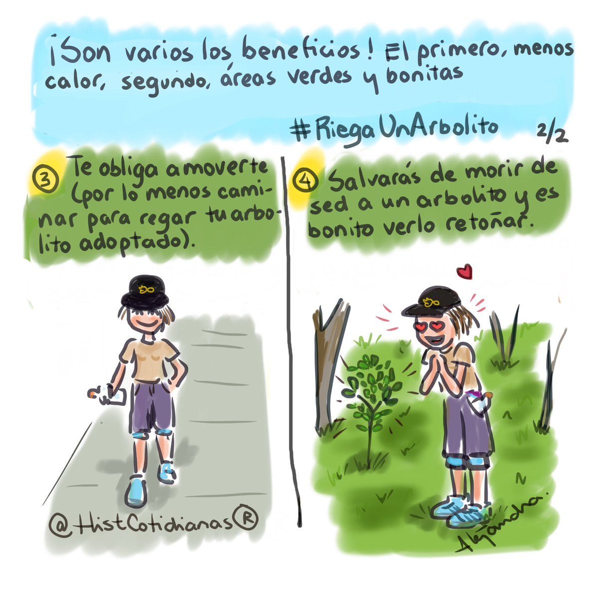 HistCotidianas's tweet photo. Queridos Aliters, se me ocurrió una idea y necesito de ustedes para retuitear 😃🙏🏻: ¡salvar de morir de sed a los arbolitos de parques y camellones, con una sencilla acción!
#RiegaUnArbolito 

En mi país hay sequía ahora. https://t.co/woJeUjxOrY