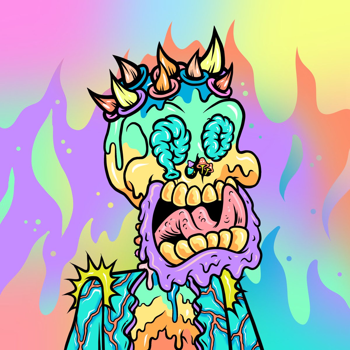 maddhasherr's tweet photo. @ToxicSkullsClub Spikes hat trait is my fav! 🔥😍😍😍 https://t.co/N3LEkxotvB