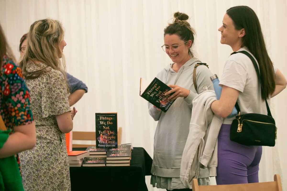 BathLitFest's tweet photo. What a fantastic day we're having at the Literature Lounge! @huma_qureshi_uk and @Natashalunn had a conversation with us about love in all forms ❤️

Thank you Huma and Natasha for sharing such meaningful thoughts on love with us 🌟

#TheBathFestival #LiveEventsAreBack https://t.co/Z1jaNiEYOT