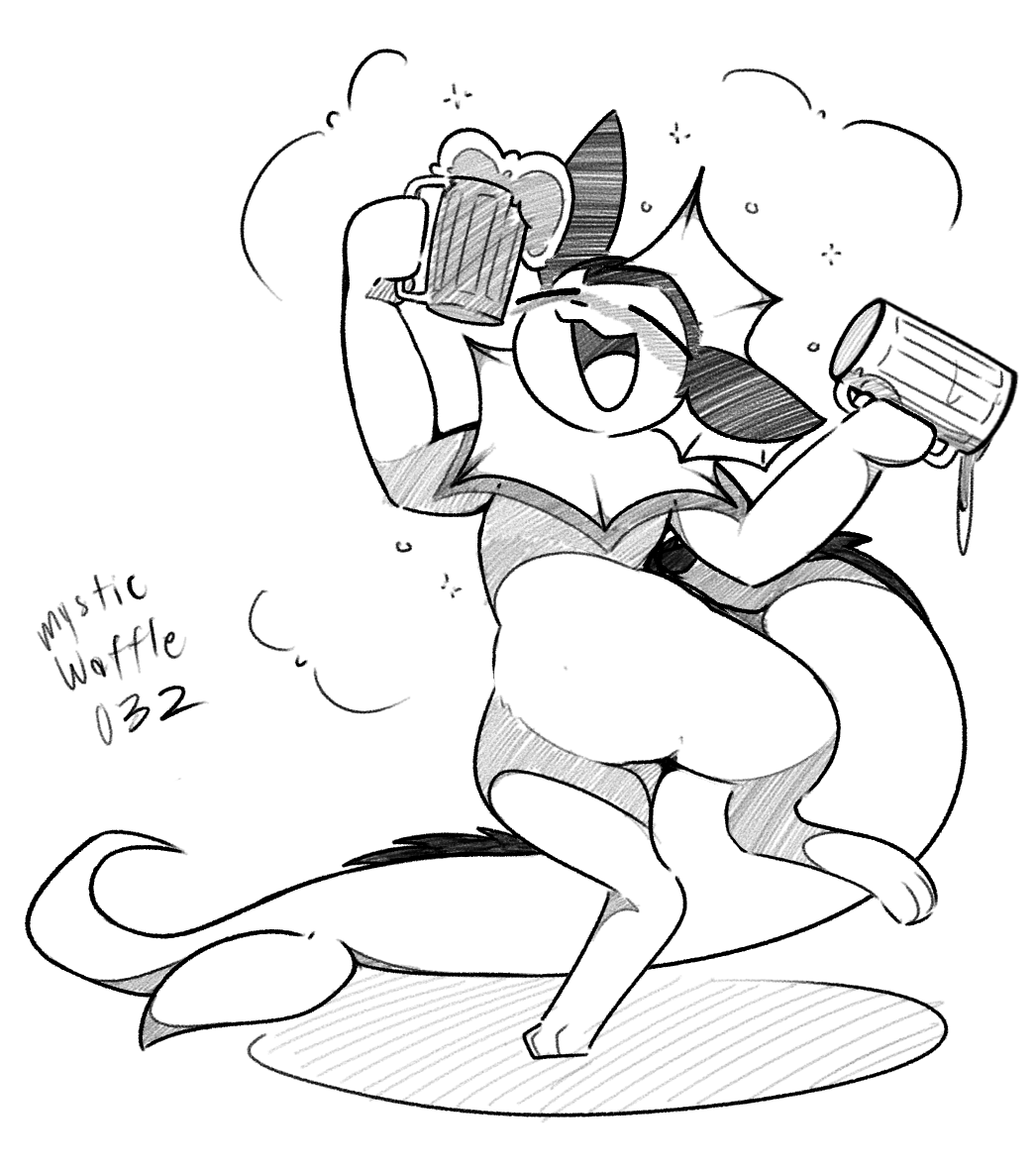 Mysticwaffle032's tweet photo. Drunk Vaporeon PARTY TIME! https://t.co/esUiuQZRoV