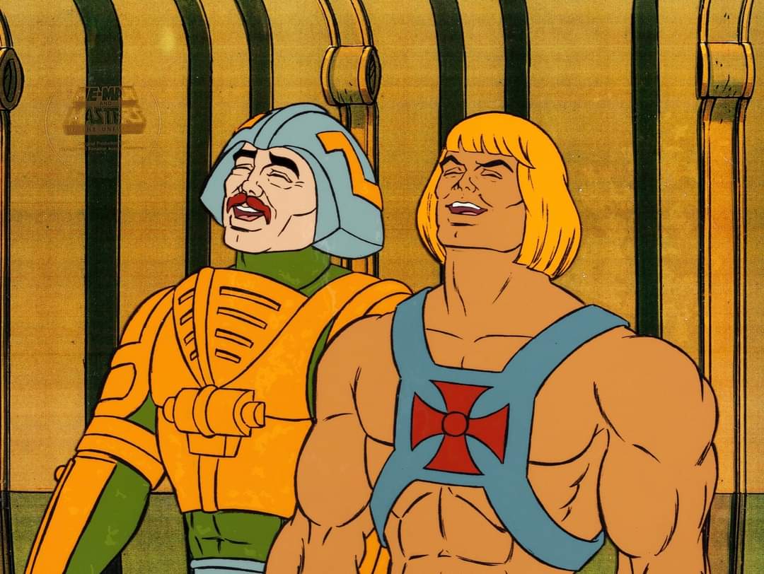 HeeHeeHeman's tweet photo. Sometimes the best release is a good laugh with a friend. Just friends. Bros.... https://t.co/JFBOKWlDBD