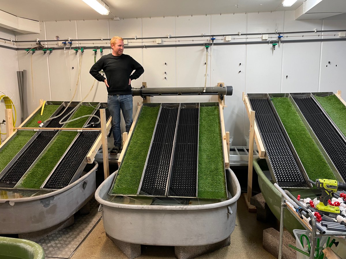 Elver passage experiments soon in progress in collaboration with <a href="/SEG_GBG/">Salmonid Ecology Group - University of Gothenburg</a>  and fish ecology <a href="/lunduniversity/">Lund University</a> Amazing prep work by Magnus Lovén Wallerius! Funded by “Hållbar vattenkraft ” (HÅVA) @energimyndigheten
<a href="/RivEM_Karlstad/">RivEM KarlstadUni</a> <a href="/KAU/">Karlstads universitet</a>  #anguilla #fishpassage
