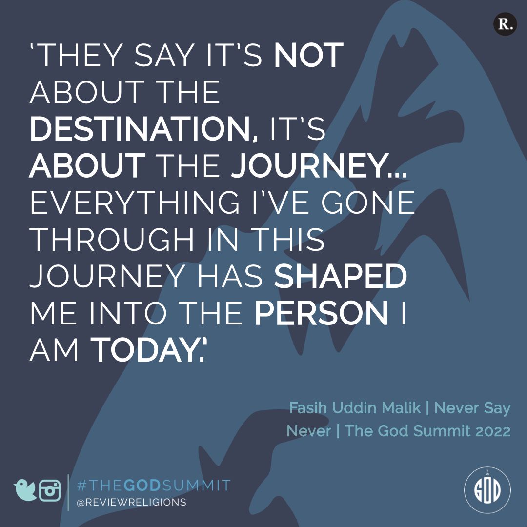 ReviewReligions's tweet photo. Never Say Never | Fasih Uddin Malik | The God Summit 2022 

Watch The God Summit for more inspiring incidents.
https://t.co/1XqlzjL3i0

#TheGodSummit #TheExistenceProject https://t.co/TNcbxJP54K