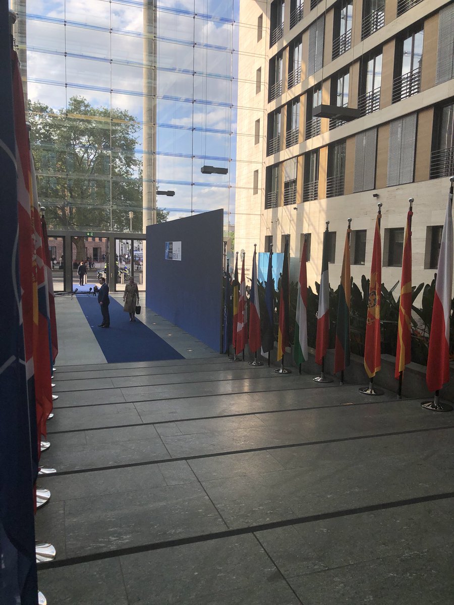 GermanyNATO's tweet photo. The aim of this new format is to give NATO Foreign Ministers a chance to speak openly and informally about important matters such as Russia’s war of aggression against #Ukraine and NATO’s new Strategic Concept to be adopted at the #NATOSummit in Madrid in June. #BerlinFormat 2/2 https://t.co/TI3LTeZqUp