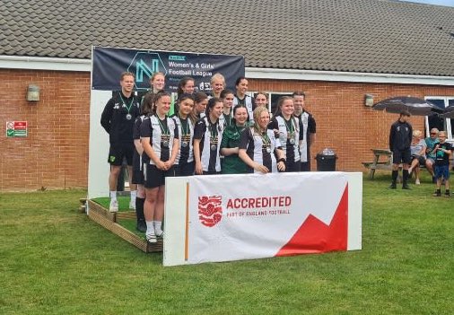 NW_Angels's tweet photo. It wasn’t quite meant to be today, hitting the bar twice and narrowly losing 1-0, but I am so incredibly proud of my team. 

My players gave everything. We have coke so far. 💪🏼

They’re all winners to me. 🏆 Our journey into ladies football begins. ⚪️⚫️ @NWGFL @northwalshamtfc https://t.co/hzmqx0Jf5t